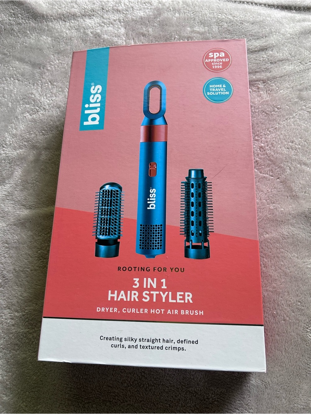 Bliss Teal and Coral 3-in-1 Hair Styler Set - Picture 2 of 3